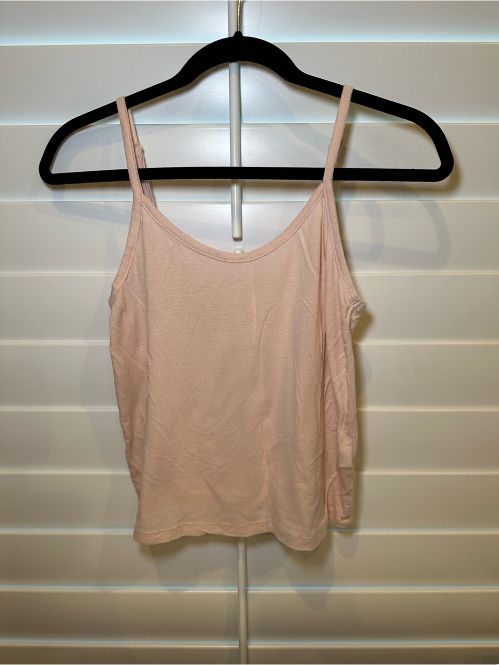 Free People Pale Pink Slim-Strap Camisole